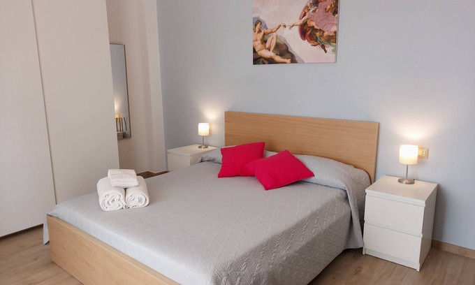 Maiori Apartment | Apartment Mare with living room area, balcony and sea view