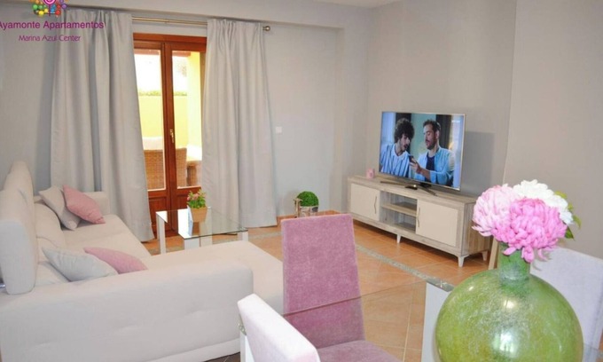 Costa Esuri Apartment | Apartment "Marina Azul Golf" with Shared Pool & Wi-Fi