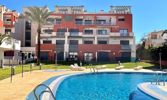 Vera Beach Apartment | Apartment near beach with pools in Spain