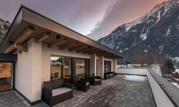 Sand in Taufers Apartment | Apartment 'Penthouse Xl- Right' with Mountain View, Shared Pool and Wi-Fi