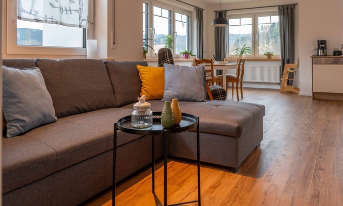 Schmallenberg Apartment | Apartment 'Sauerland' with Mountain View, Private Terrace and Wi-Fi