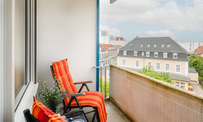 Norderney Apartment | Apartment 'Terracotta' with Balcony and Wi-Fi