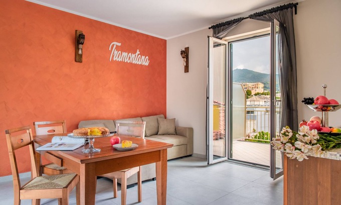 Loano Apartment | Apartment 'Tramontana' with Private Terrace, Wi-Fi and Air Conditioning