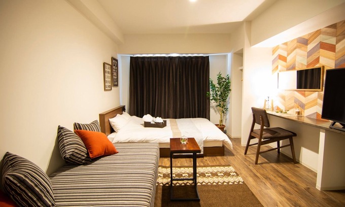 Naniwa Apartment | Apartment Type AC Double bed x 1 sofa bed x 1 - estay ebisu/Osaka Ōsaka