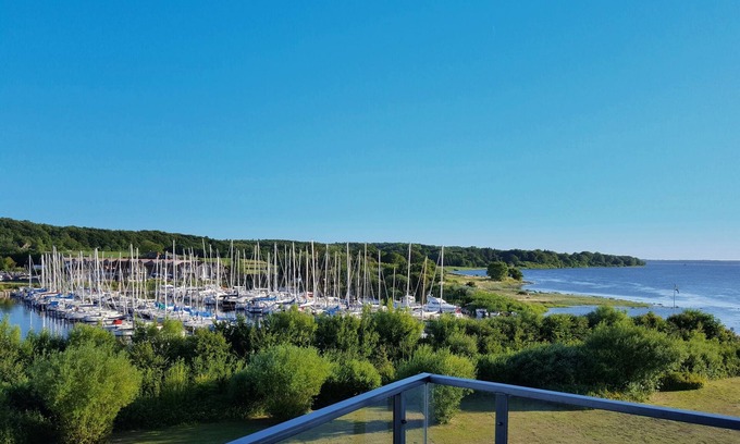 Schausende Apartment | Apartment with fantastic views of Baltic Sea, harbor, forests and fields