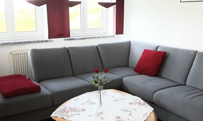 Naila Apartment | Apartment with terrace and panoramic view right on the edge of the forest