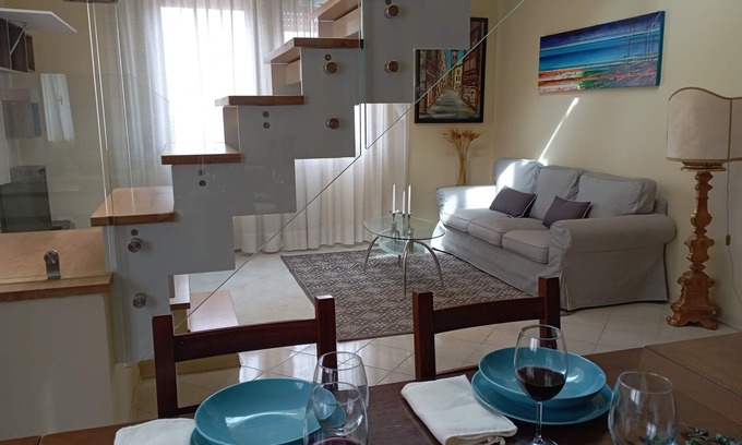 Lucca Historical Center Apartment | Apartment With Terrace + Private Parking+wifi and AC, close to Lucca downtown