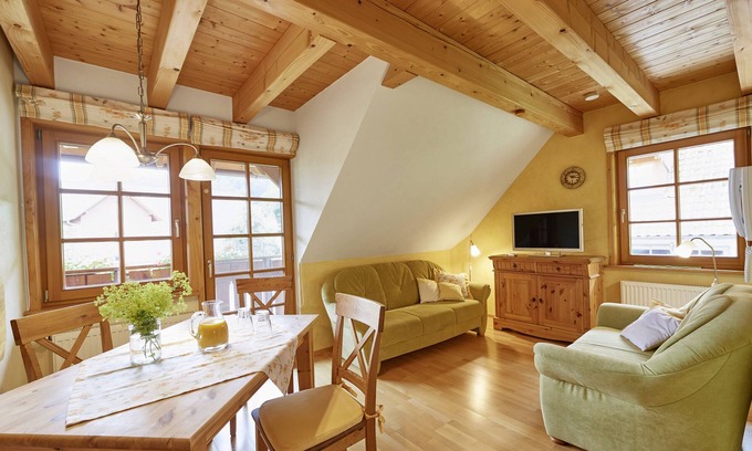 Seelbach Apartment | Apartment with the natural charm of the Black Forest fir and attention to detail