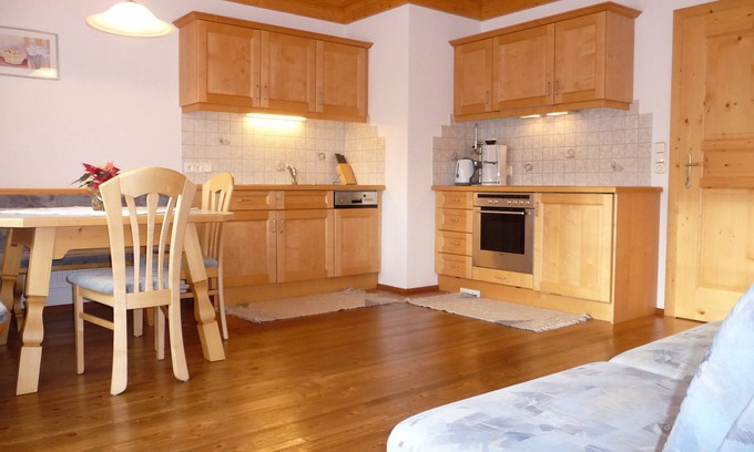 Innervillgraten Apartment | Apartmenthaus Gutwenger, Holiday village views with mountain panorama