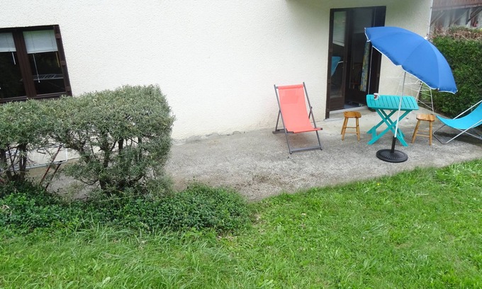 Les Bottieres Condo | App 4 pers rch quiet, near playground and start ski or snowshoes