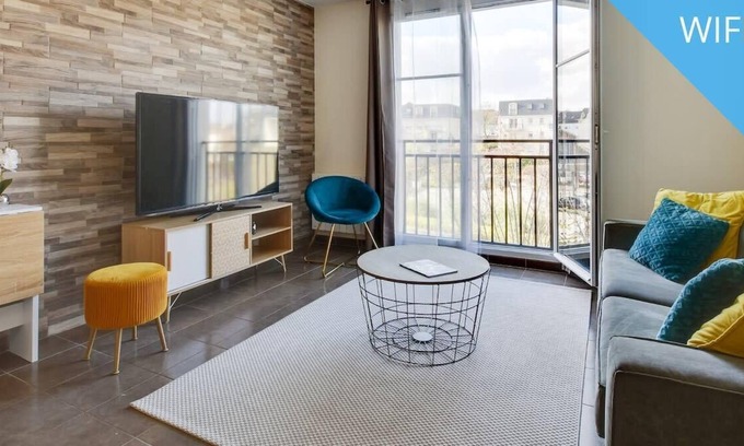 Magny-le-Hongre Apartment | APPART COSY QUARTIER CALME HYPER CENTRE PARKING