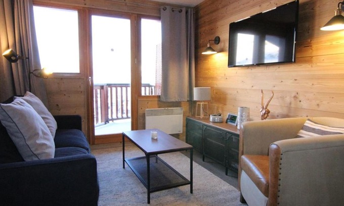 Jeux Apartment | Appartement 3 pièces, 6 pers, 45m² - Couv.piscines, prox.pistes et écoles ski, parking, balcon, WiFi - FR-1-405-161
