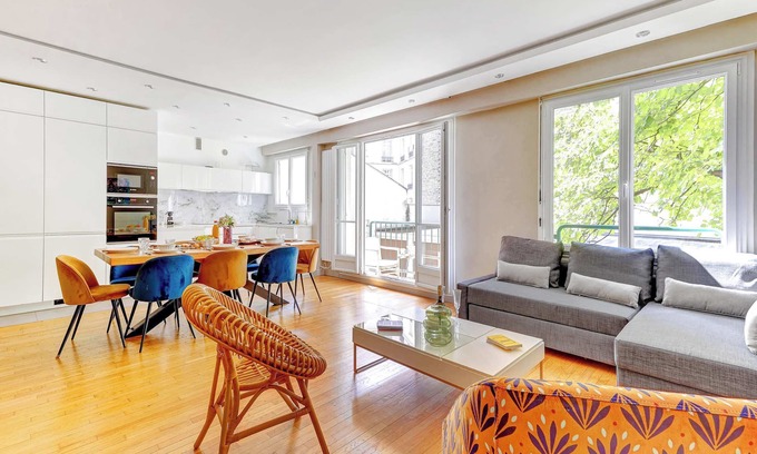 Porte-Dauphine Apartment | Appartement chic avec terrasse - Champs-Elysées