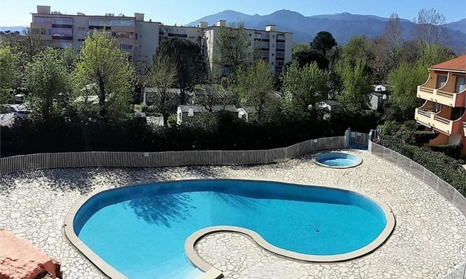 Argeles Plage Apartment | Appartement climatisé avec piscine, parking - Argelès-sur-Mer - FR-1-388-48
