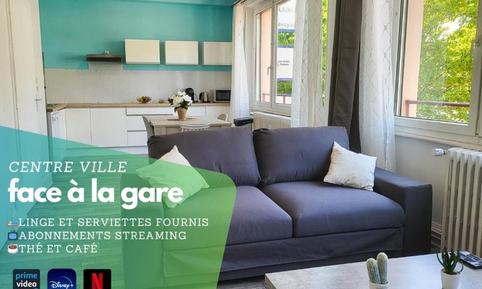 Epinal Apartment | Appartement confortable - Gare