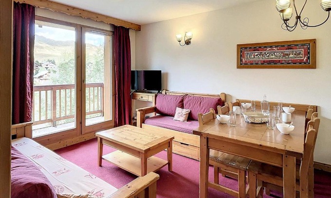 La Toussuire Apartment | Appartement cosy avec balcon, parking, piscine et navette à 150m du centre et 500m des pistes - FR-1-267-272