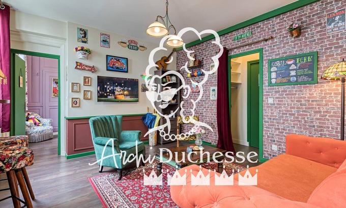 Quartier Vieux Marche-Cathedrale Apartment | Appartement Friends, immersion dans votre série culte à Rouen