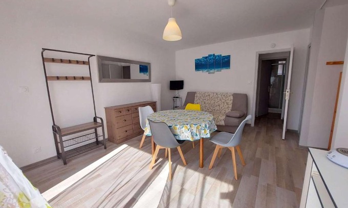 Marseillan Plage Apartment | Appartement lumineux 4-6 pers avec terrasse, parking et cuisine équipée à Marseillan - FR-1-326-502