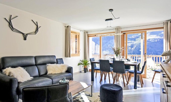 Le Bettaix Apartment | Appartement skis aux pieds avec terrasse et parking couvert - 6 pers - FR-1-613B-22
