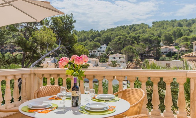 Cala San Vicente Apartment | APT. DIADORA Grande, A/C, balcony, beach 250 m, communal pool 280 m, WIFI