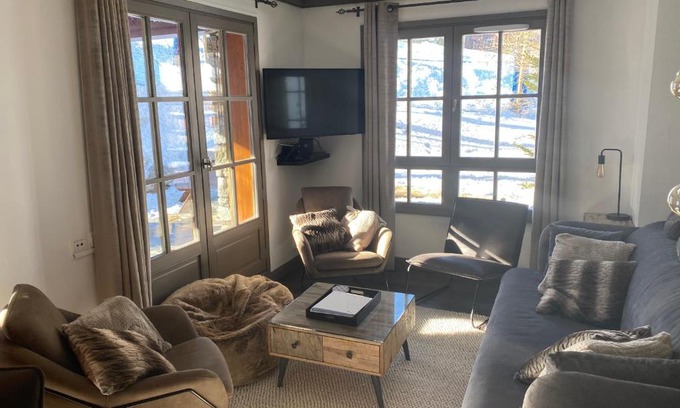Arc-1950 Apartment | ARC 1950 - APPT 2 CHAMBRES/1 COIN NUIT LUXUEUX- SKI AUX PIEDS