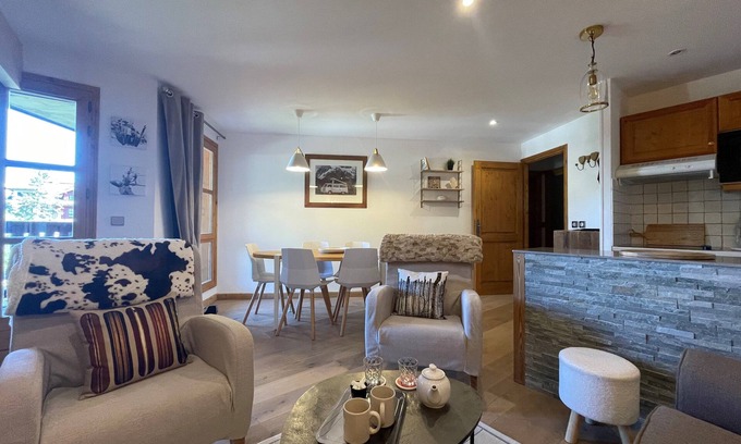 Bourg-Saint-Maurice Apartment | ARC 1950, Standing Apt, Mont Blanc view, Paradiski 5 Cristaux label