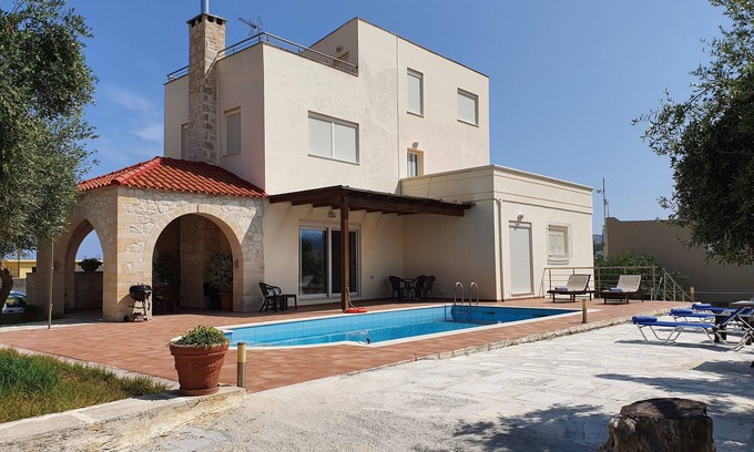 Kalyves Villa | Argo Villa Kalyves - Detached Villa with Private Pool