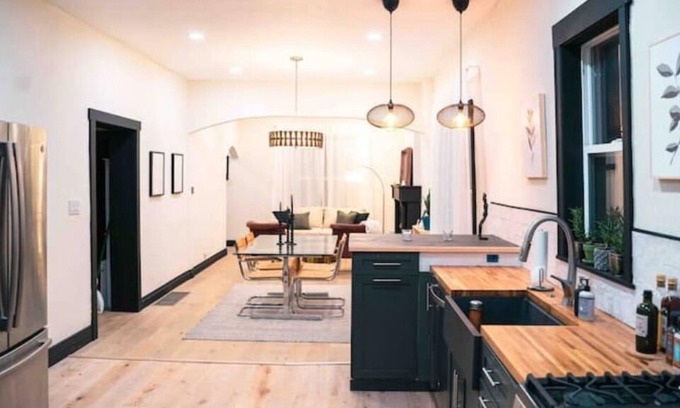 Baker House | Art District Home Close to Downtown Games BBQ
