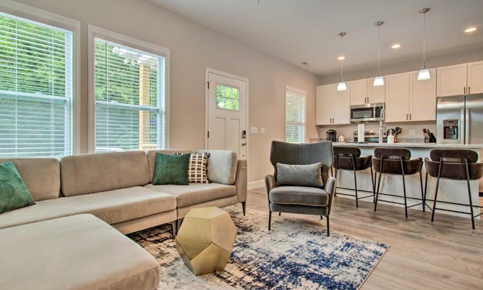 Asheville House | Asheville Retreat Hot Tub, Yard and Game Room!