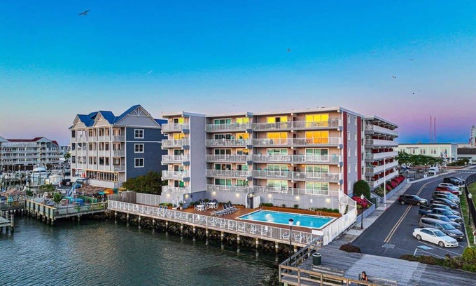 Ocean City Condo | Assateague House 204 2BR 2BA Bayfront Condo w/pool
