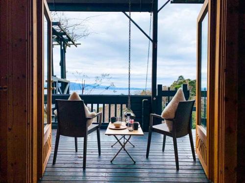 Shimotaga House | Atami Ocean View Log House with Hot spring