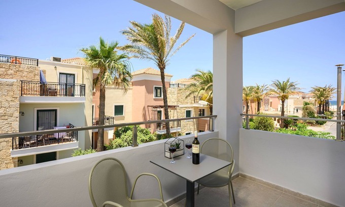 Platanias Town House | Athina Suites | 1BD chic apartments w/shared pool
