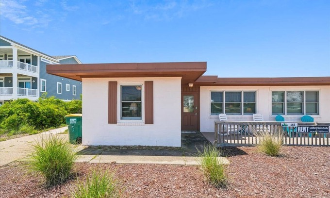 Kitty Hawk House | ATLANTIC BREEZES SOUTH - This airy duplex is steps from the beach!