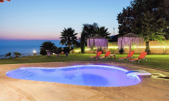 Andravida-Kyllini Villa | Atlas Villa Beachfront Sea View Escape