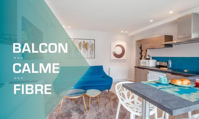 Montchat Apartment | Atmosphere Cosy Grange-Blanche : balcon et calme