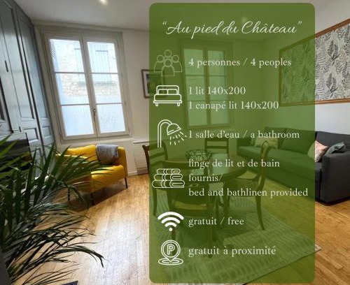 Azay-le-Rideau Apartment | Au pied du château