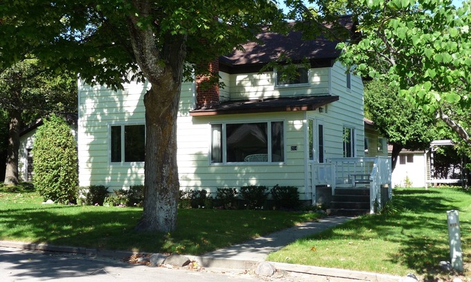Northport House | August availability! Quaint and private Northport village home. Nice patio.
