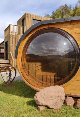 Rosteig House | Aux Sons des Cloches - Chalet avec Jacuzzi, Sauna et vue panoramique