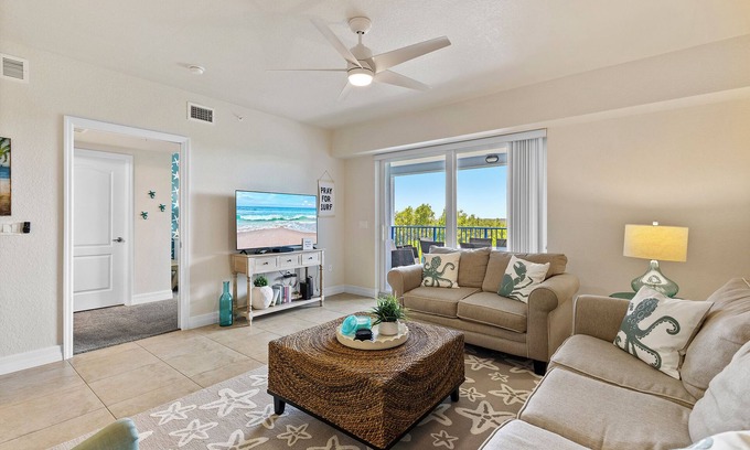 New Smyrna Beach Condo | 🌊Awesome Amenities-Great Location-Balcony-2BR Oceanwalk 17-302🌊