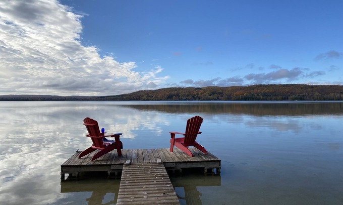 Boyne City Cottage | Awesome Deer Lake Cottage 5 minutes from Boyne City for family fun!