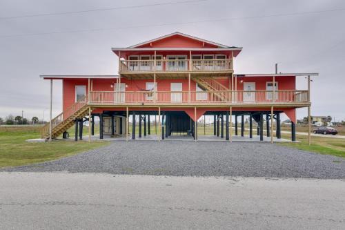 Galveston Apartment | Balcony and Sunset Views Coastal Port Bolivar Gem
