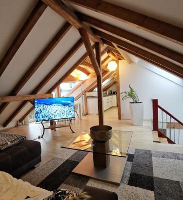 Baltmannsweiler Apartment | Baltmannsweiler CHALET style top floor apartment no smoking