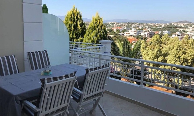 Agii Apostoli House | Barbara Apartment with Mountain view