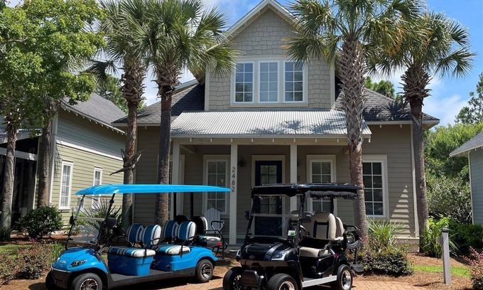 Sandestin Cabin | Barefoot Bungalo at Sandestin® - 2 Golf Carts