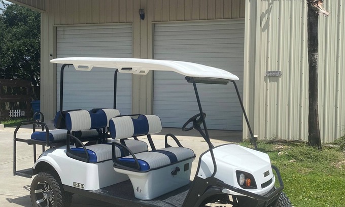 Port O Connor House | Barndo by the Bay 6 seater Golf Cart included with rental❤️