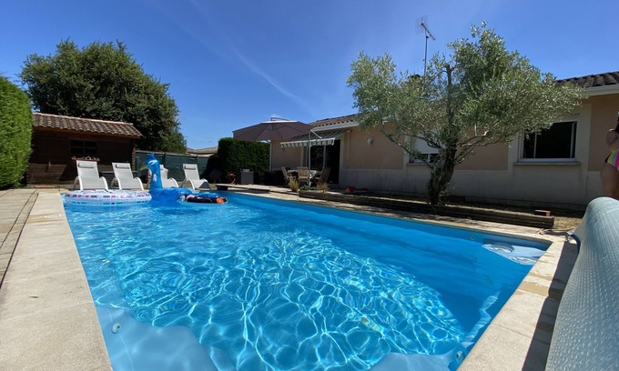 Ares House | Bassin d'Arcachon House with heated pool