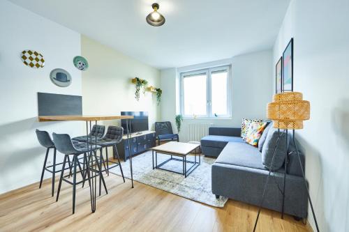 Mulhouse Apartment | BE-2G - Appartement F2 pour 1-2 pers au 2ème étage au centre de Mulhouse
