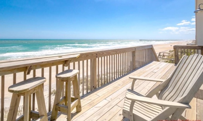 Surf City Condo | Beach Barn Upper - Charming 2BR Upper Unit on the Oceanfront