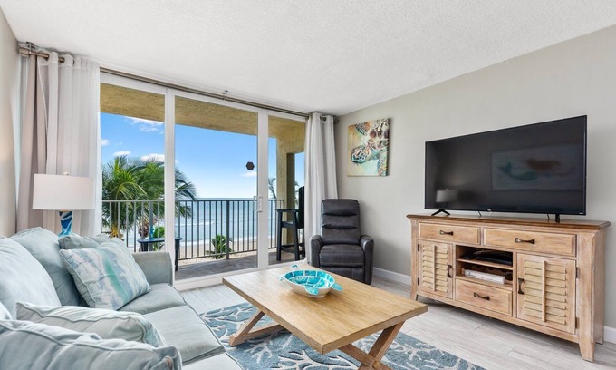 Hutchinson Island South Apartment | Beach Condo/High-End Finishes/Island Beach Resort/No Cleaning Fee/Condo 403