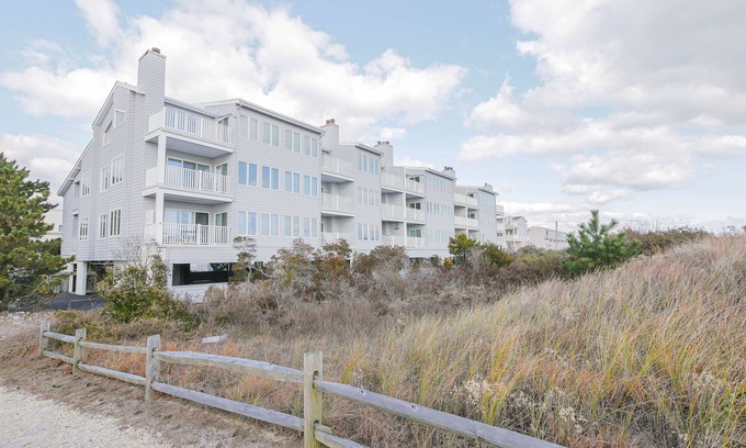 Brigantine Apartment | Beach front condo with ocean views to love and hear: 2 bed, 2 bath